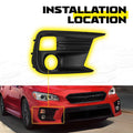 2X Fog Light Covers for Subaru WRX WRX STI (2018–2021) EXV