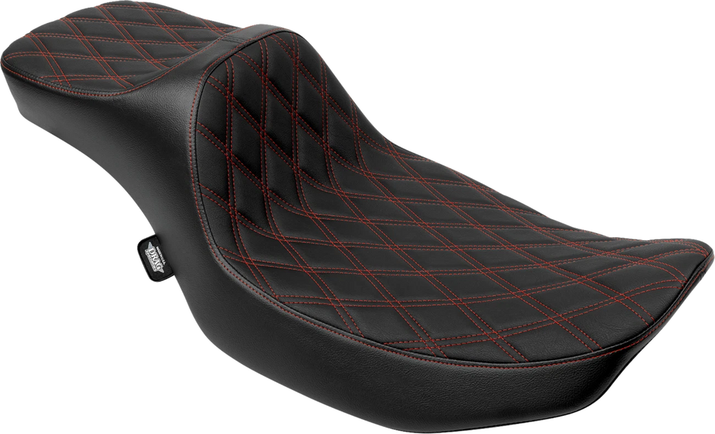 Extended Reach Predator III Seat for Harley-Davidson (2000–2023) - Red