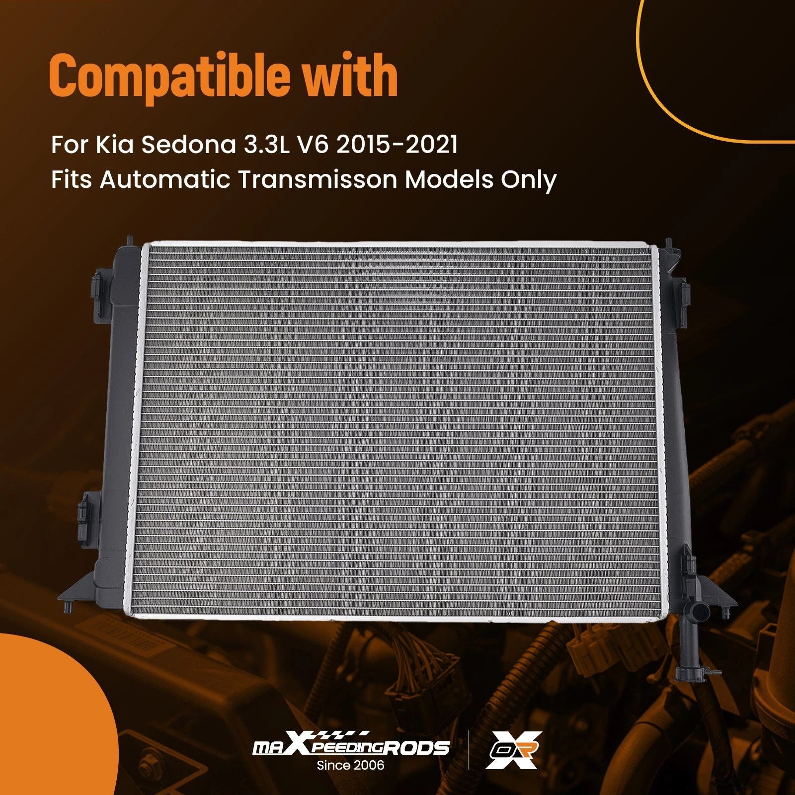 Auto Trans Cooling Radiator for Kia Sedona (2015–2021)
