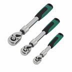3PC Socket Wrench Set for Mechanic Tools (72-Tooth)