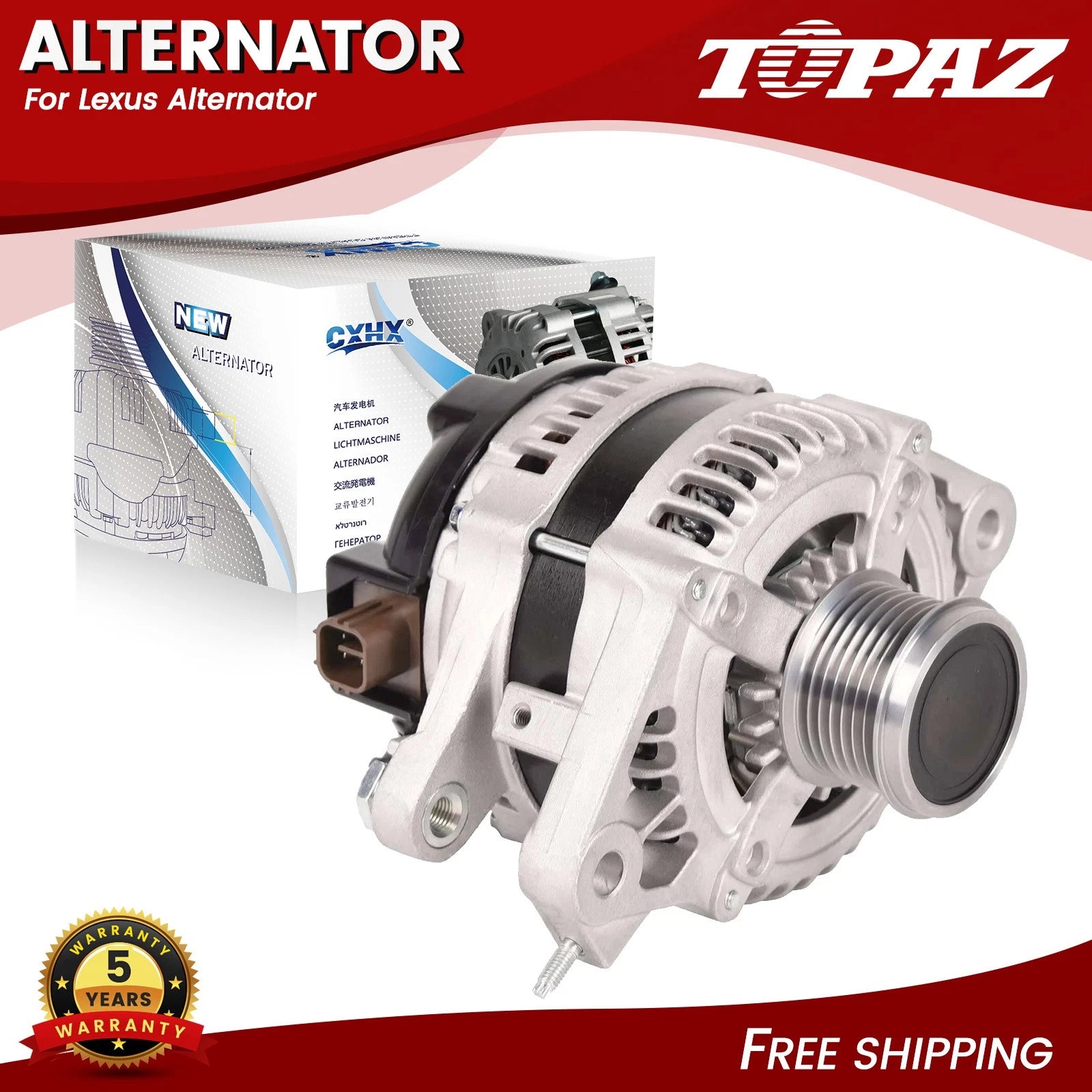Alternator for Lexus GS350 IS250 IS350 (2010–2015) 12V 150A