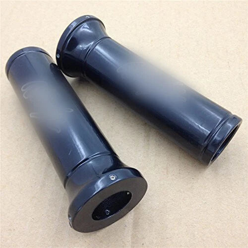 Black Hand Grips 7/8" for Kawasaki Ninja 250 500 600 636 (2008–2019)