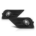 Clear Lens Fog Lights with Switch & Black Bezel for Nissan Altima (2016–2018)