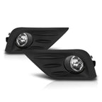 Clear Lens Fog Lights with Switch & Black Bezel for Nissan Altima (2016–2018)