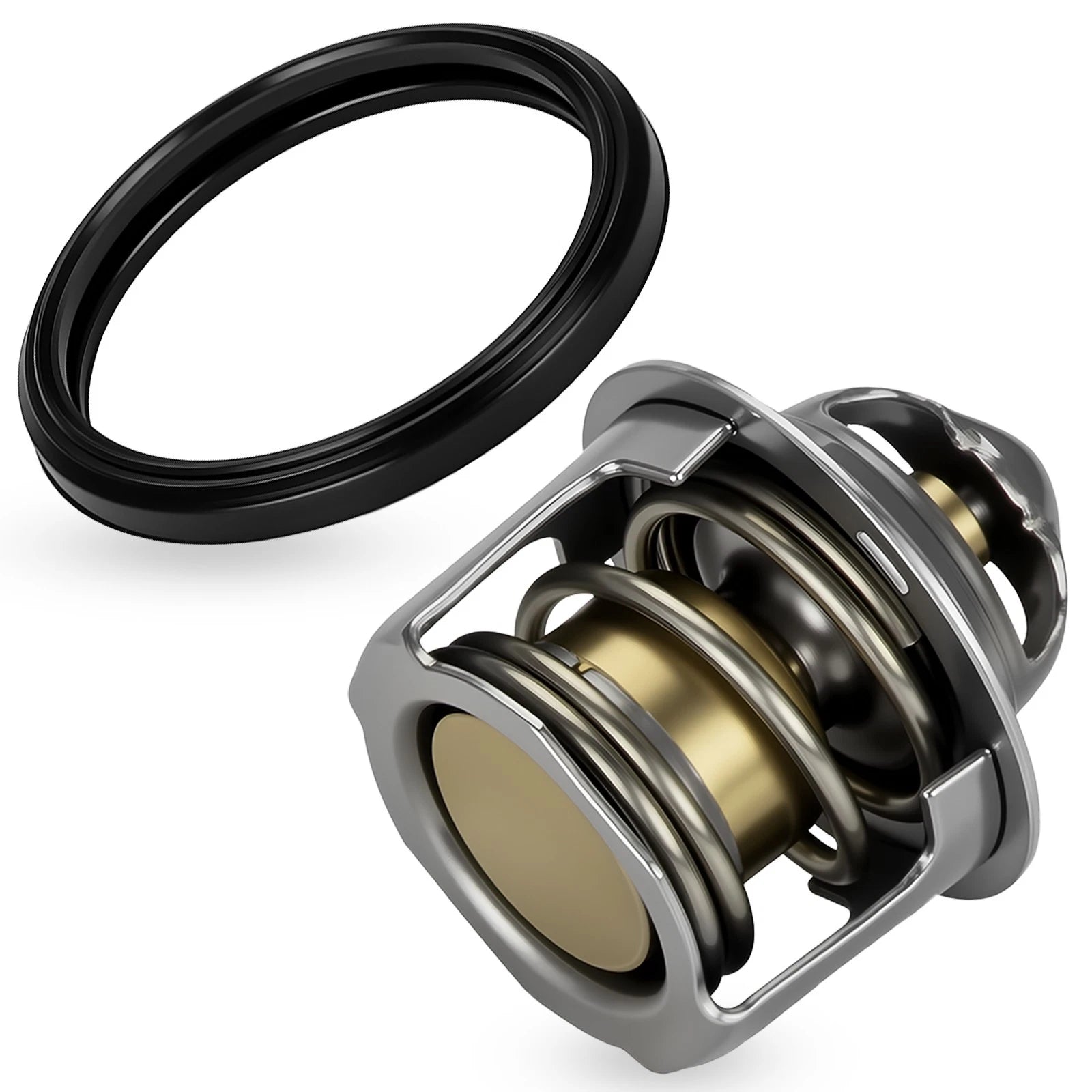 Thermostat with Gasket for Kawasaki KL600 KL650B KLR250 KLR650 KLR650S (1980-2023)