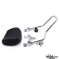 Chrome Backrest Sissy Bar Docking for Harley Touring Street Glide (2014–2019)