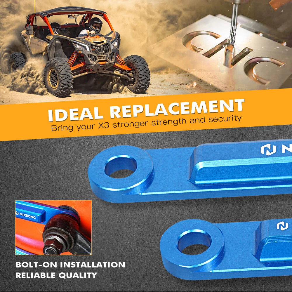Set of 2 Radius Rod Dog Bones for Can-Am Maverick X3 (2017–2023)