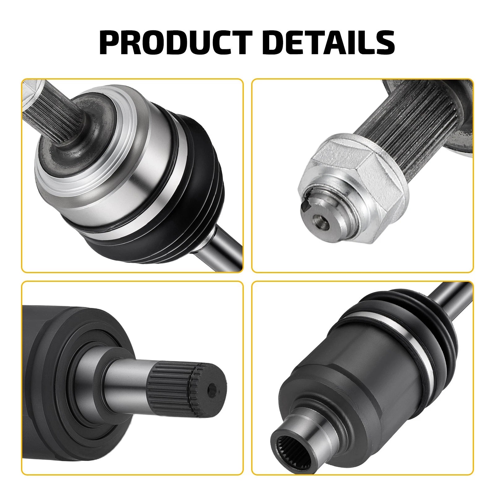 2X Front CV Axle Shaft Assembly for Honda CR-V 2.4L (2002–2006)