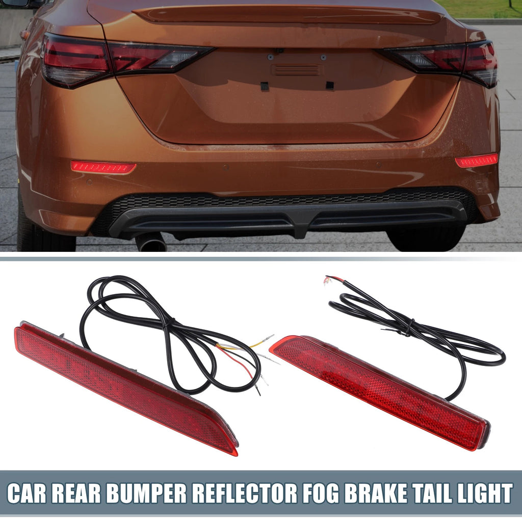 LED Rear Bumper Reflector Tail Light 265608990B for Nissan Sentra (2020–2023)