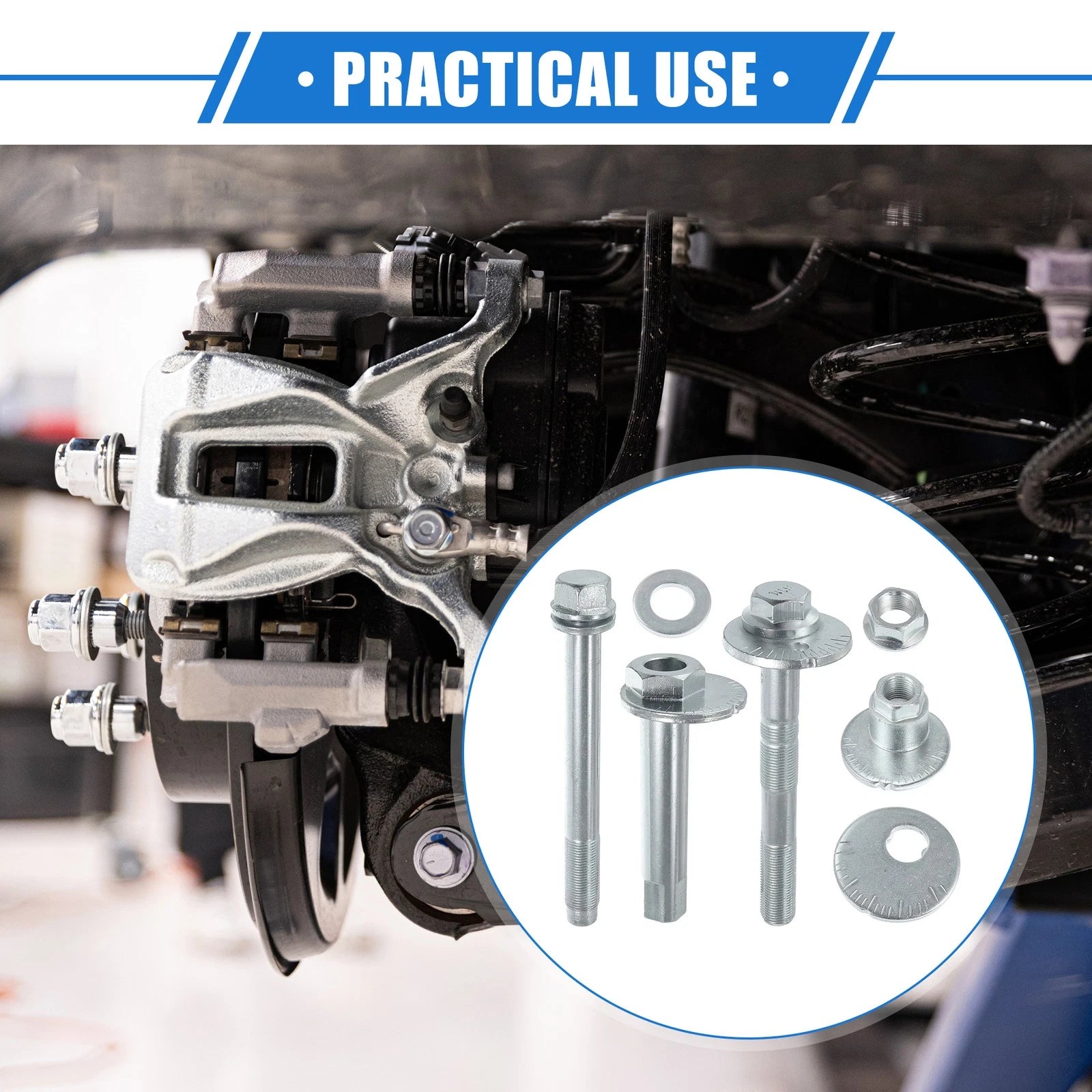 2X Eccentric Alignment Camber Bolt for Toyota Sequoia, Lexus (No. 4840934041)