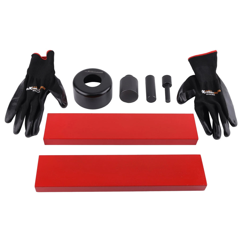 6x Shop Press Accessory Kit 50 Ton Press Plates Punches Bearing Shield Set