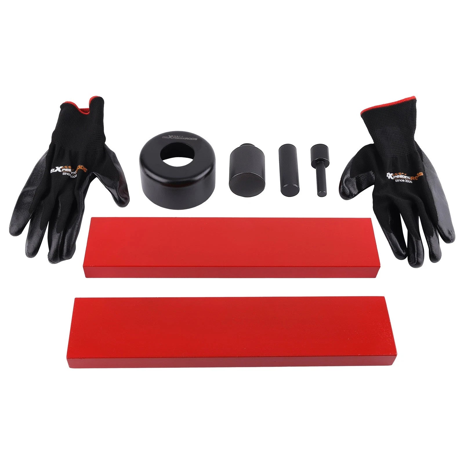 6x Shop Press Accessory Kit 50 Ton Press Plates Punches Bearing Shield Set