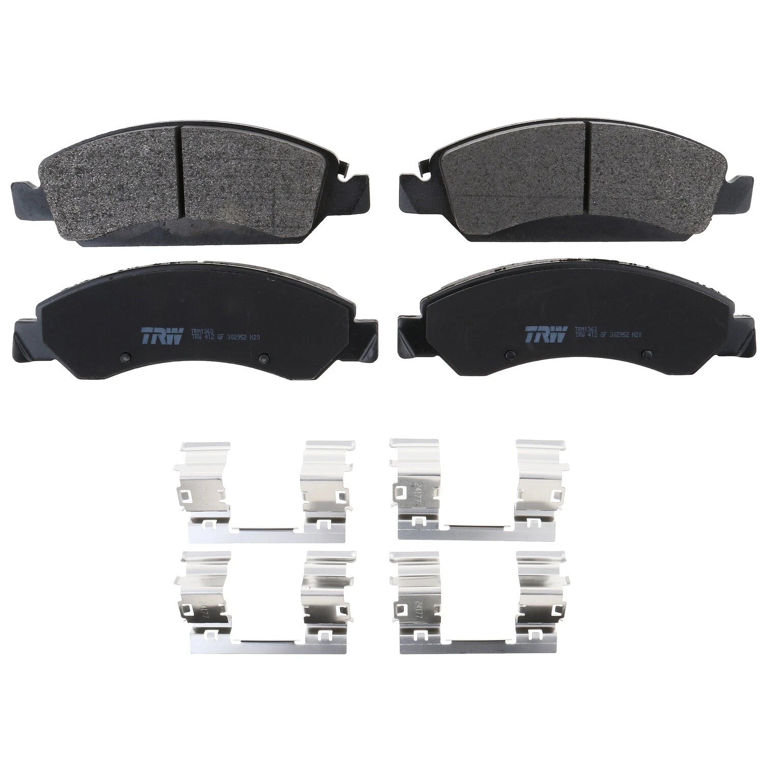 Front Brake Kit 330mm Disc Rotors & TRW Pro Metallic Pads for Cadillac Chevy GMC