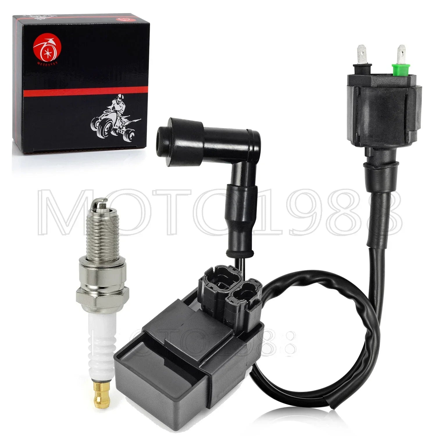Ignition Coil CDI Spark Plug for Honda CRF80F (2004–2013)