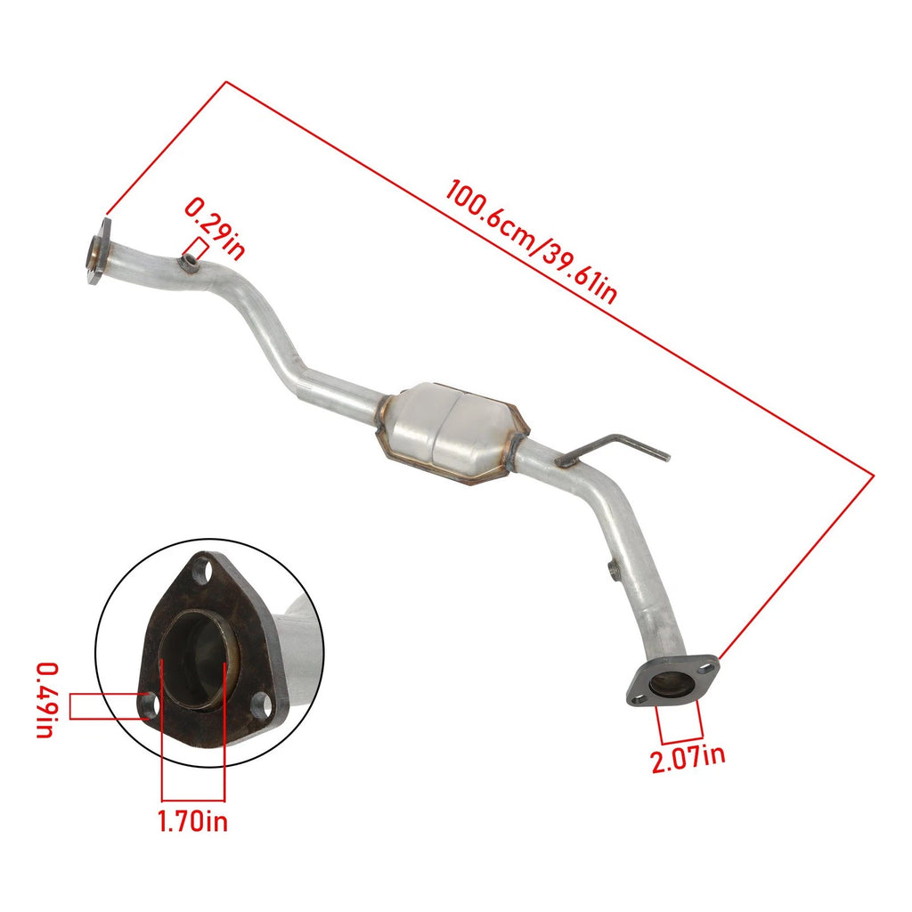 Left Catalytic Converter with Gasket for Isuzu Amigo S (1998–1999)