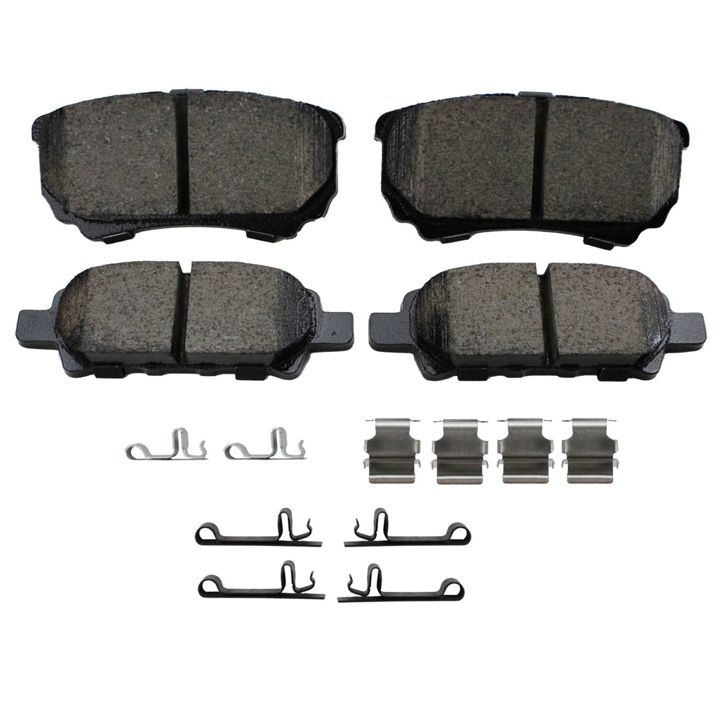 Akebono ProACT Rear Ceramic Disc Brake Pads for Chrysler Dodge Jeep Mitsubishi