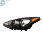 Headlight for Kia Sportage (2017-2019) Halogen with LED DRL Black Driver Side