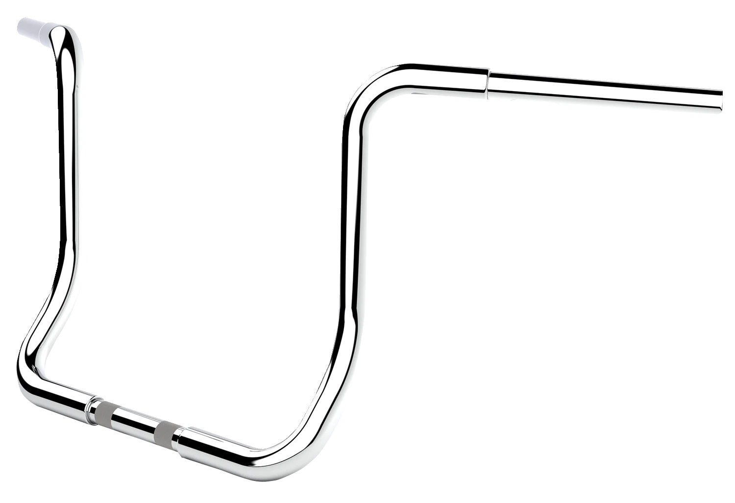 14" Chrome Handlebar for LA Choppers Twin Round (LA-7325-14C)