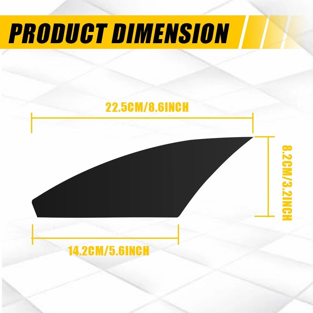 Set of 2 Smoke Vinyl Tint Overlays for Civic (2022–2025)
