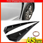 2X Carbon Fiber Side Fender Vent Covers for Make Model