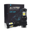 2X AUXITO 3157 3156 LED White Brake Tail Stop Parking Light Bulb for