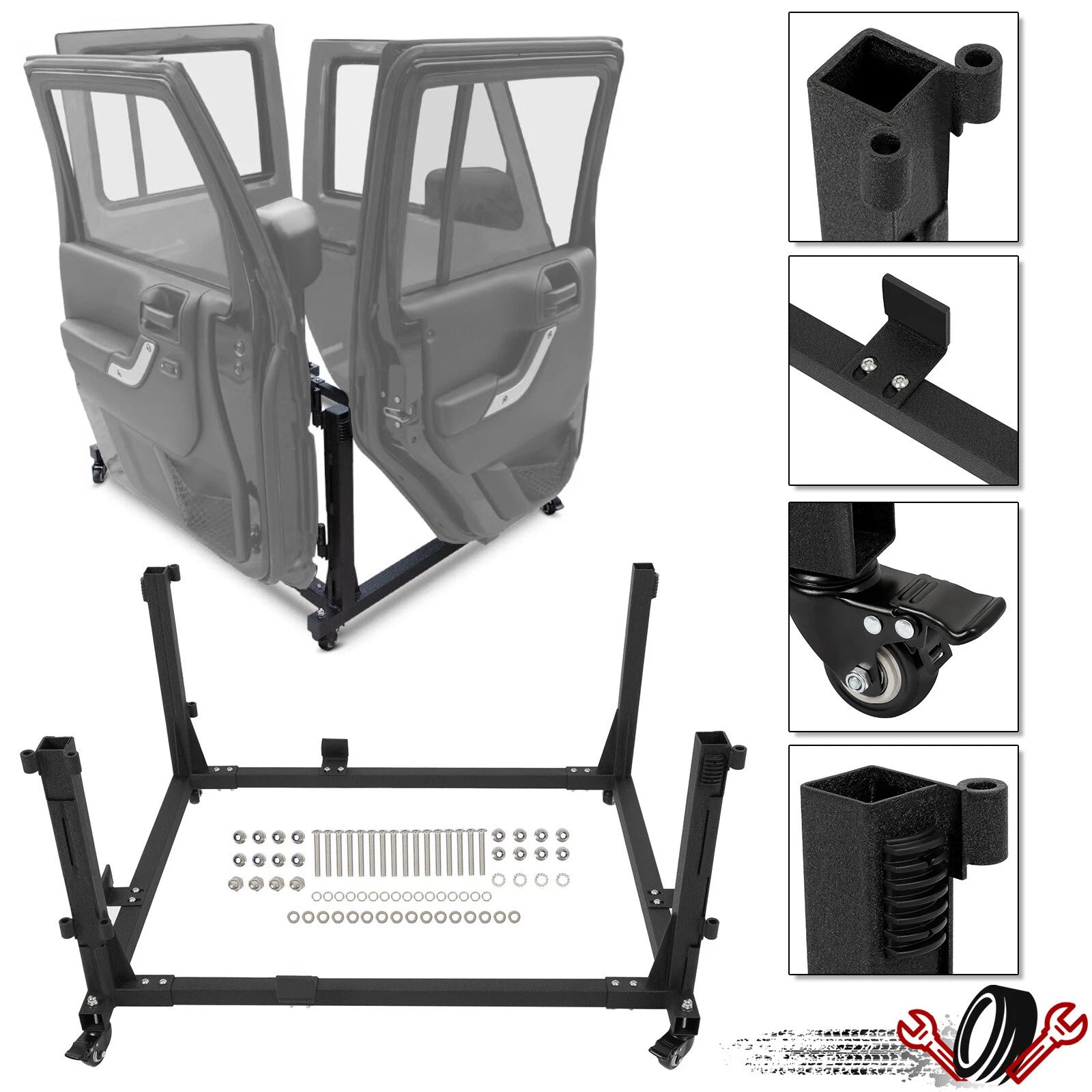 Door Hanger Storage Rack for Jeep Wrangler (1987–2026)
