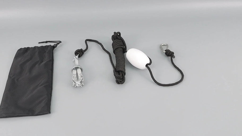 Anchor Set for Grapnel Boat Marine Kayak (0.7KG)