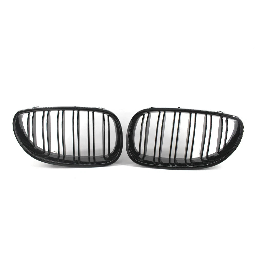 Front Kidney Grille for BMW 5-Series E60/E61 (2004–2009) Gloss Black
