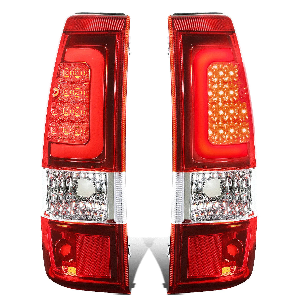Headlight and Tail Lamp Set for Silverado (2003–2007) - Black, Chrome, LED