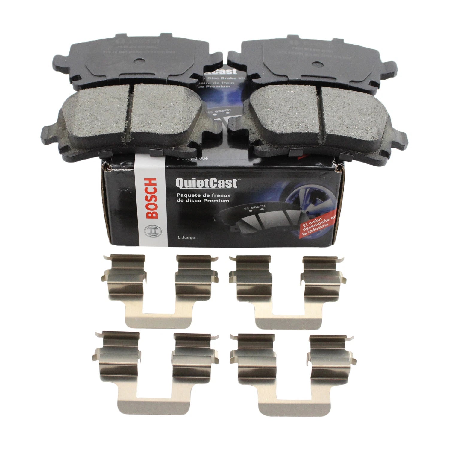 Bosch QuietCast Rear Ceramic Brake Pads for Audi A3 A4 A6 TT, VW GTI Jetta Tiguan (2006–2023)