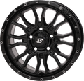 15x7 Fusion Wheel +10mm Offset Gloss Black for ATV/UTV 5/4.5 Bolt Pattern