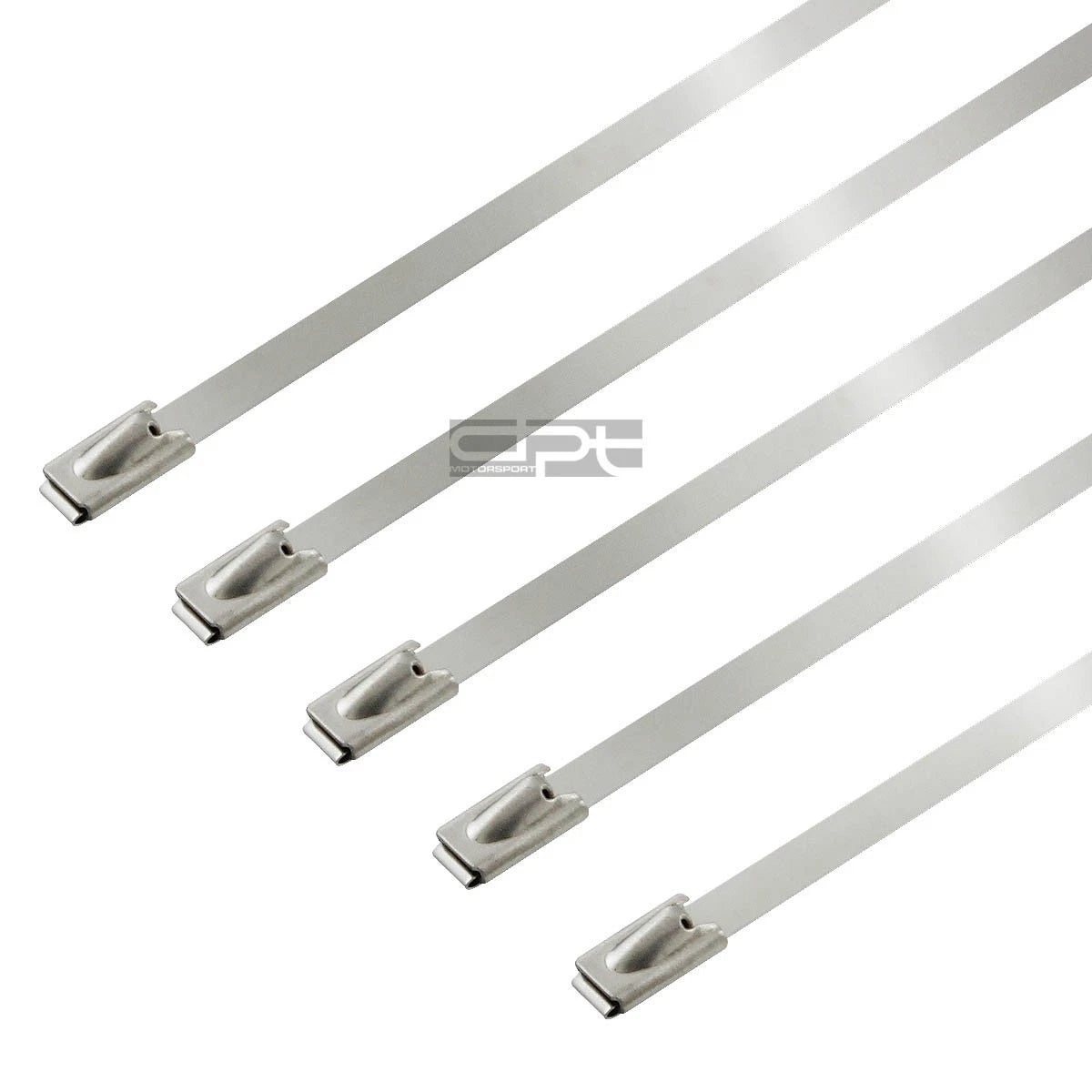 Set of 12 Stainless Steel Self-Locking Zip Ties for X5