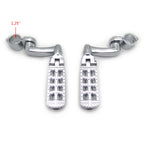 CNC Dominator Foot Peg Rest 32mm Arched Clamp 1.25" for Harley Road Glide (2015–2023)