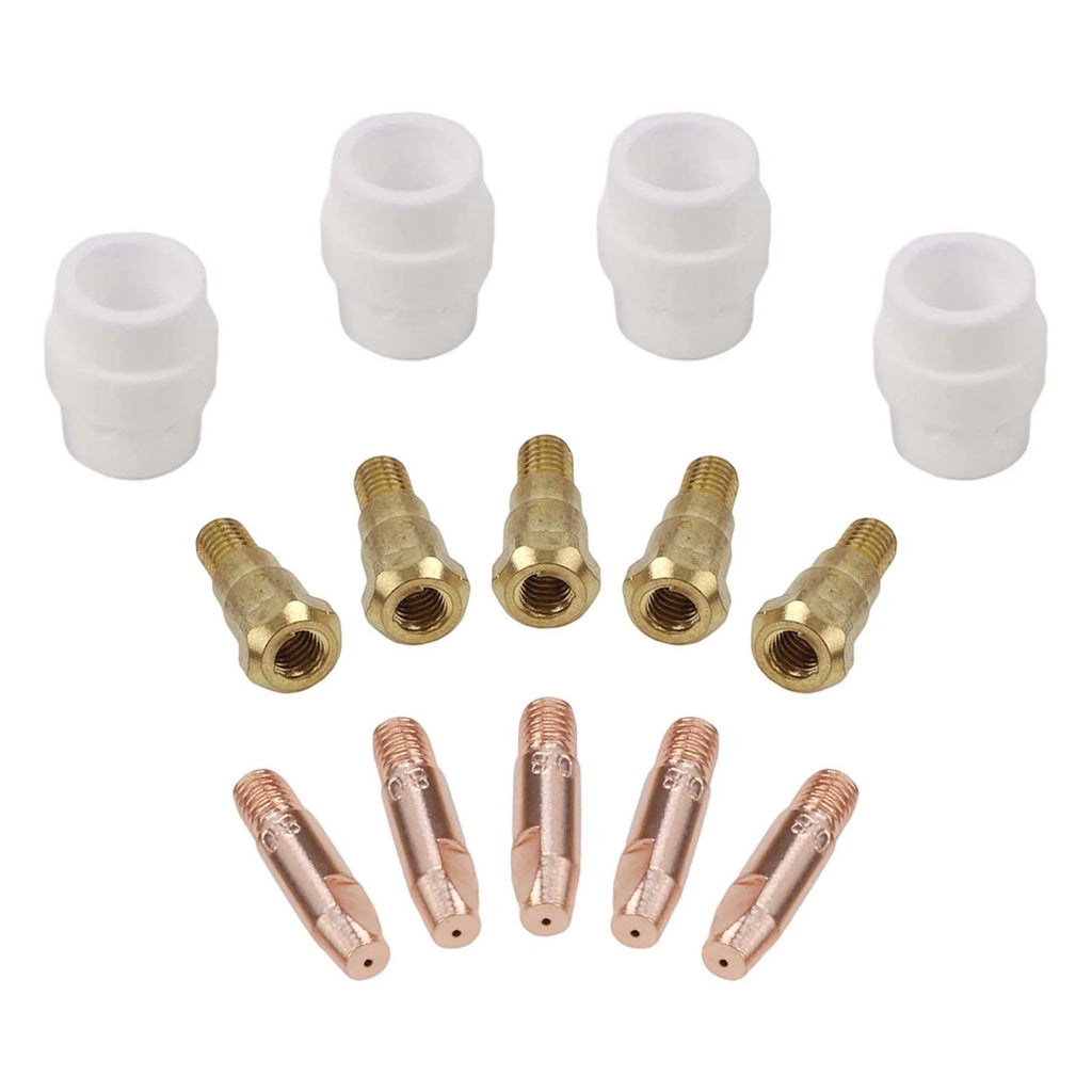 Set of 14 Welding Tools Contact Tips 0.8mm