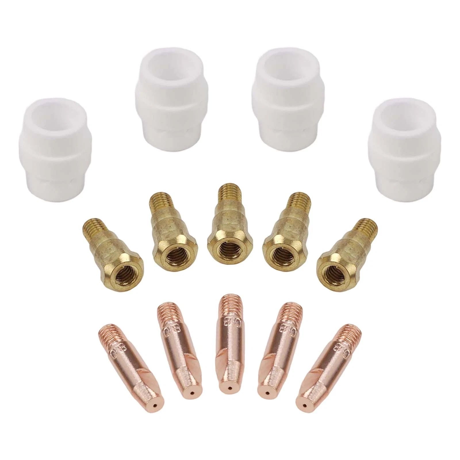 Set of 14 Welding Tools Contact Tips 0.8mm
