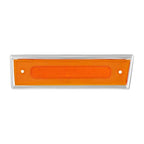 Amber LED Dual Function Side Marker Lights w/ Trim for Chevy C10 (1981–1986)