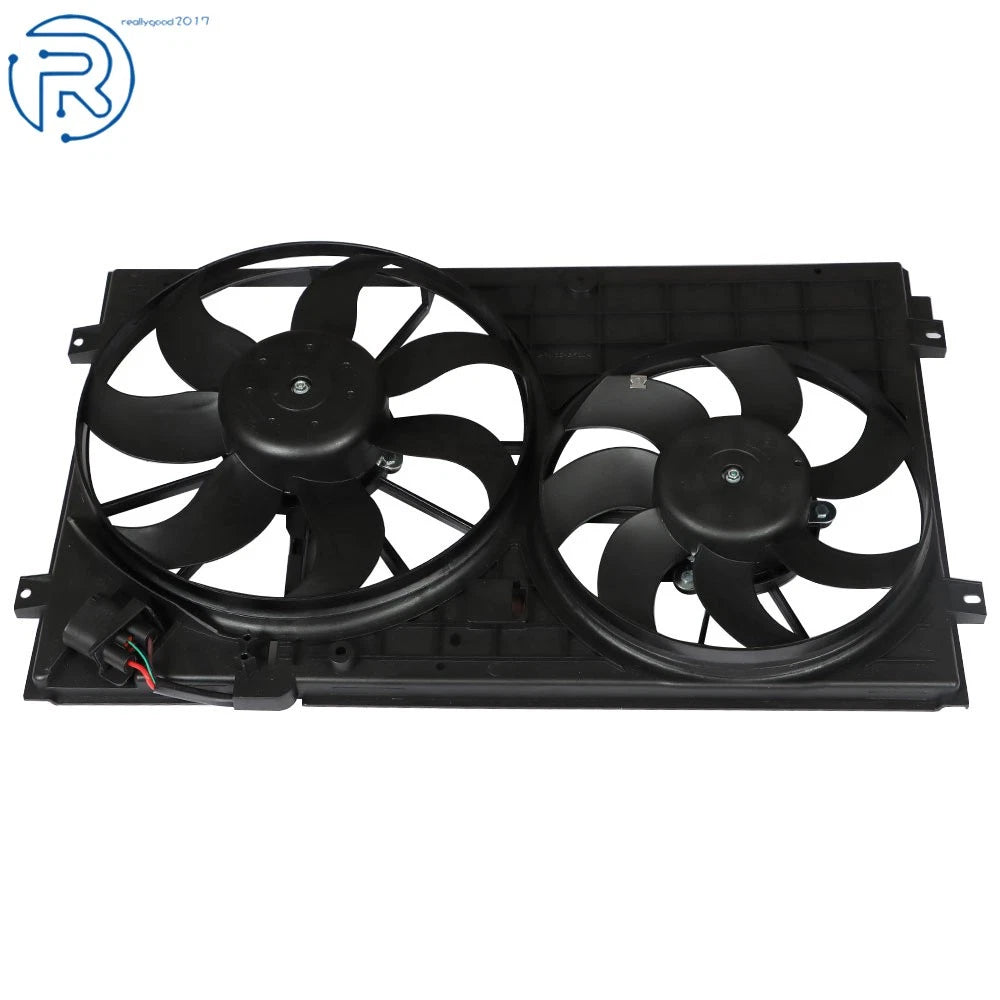 Radiator Fan Assembly for Volkswagen Golf Jetta Rabbit (2005–2010)