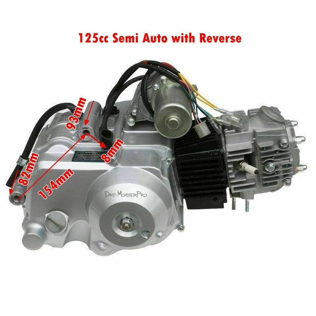 125cc Engine Motor for ATV Quad Bike (110cc, 3 Speed + Reverse)