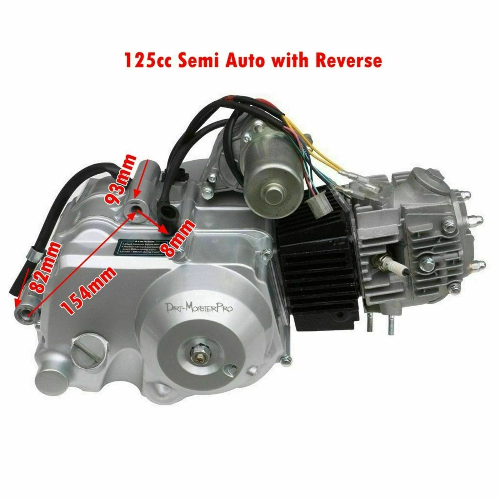 125cc Engine Motor for ATV Quad Bike (110cc, 3 Speed + Reverse)
