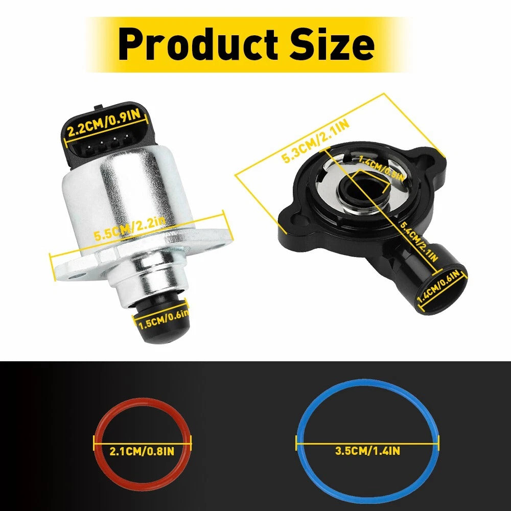 Throttle Position Sensor & Idle Air Control Valve Set for LS Chevy