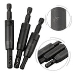 3Pcs Self Centering Hinge Tapper Core Drill Bit Set for Woodworking