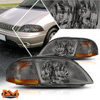 Headlight for Toyota Sienna (2006–2010) Smoked Lens Clear Corner