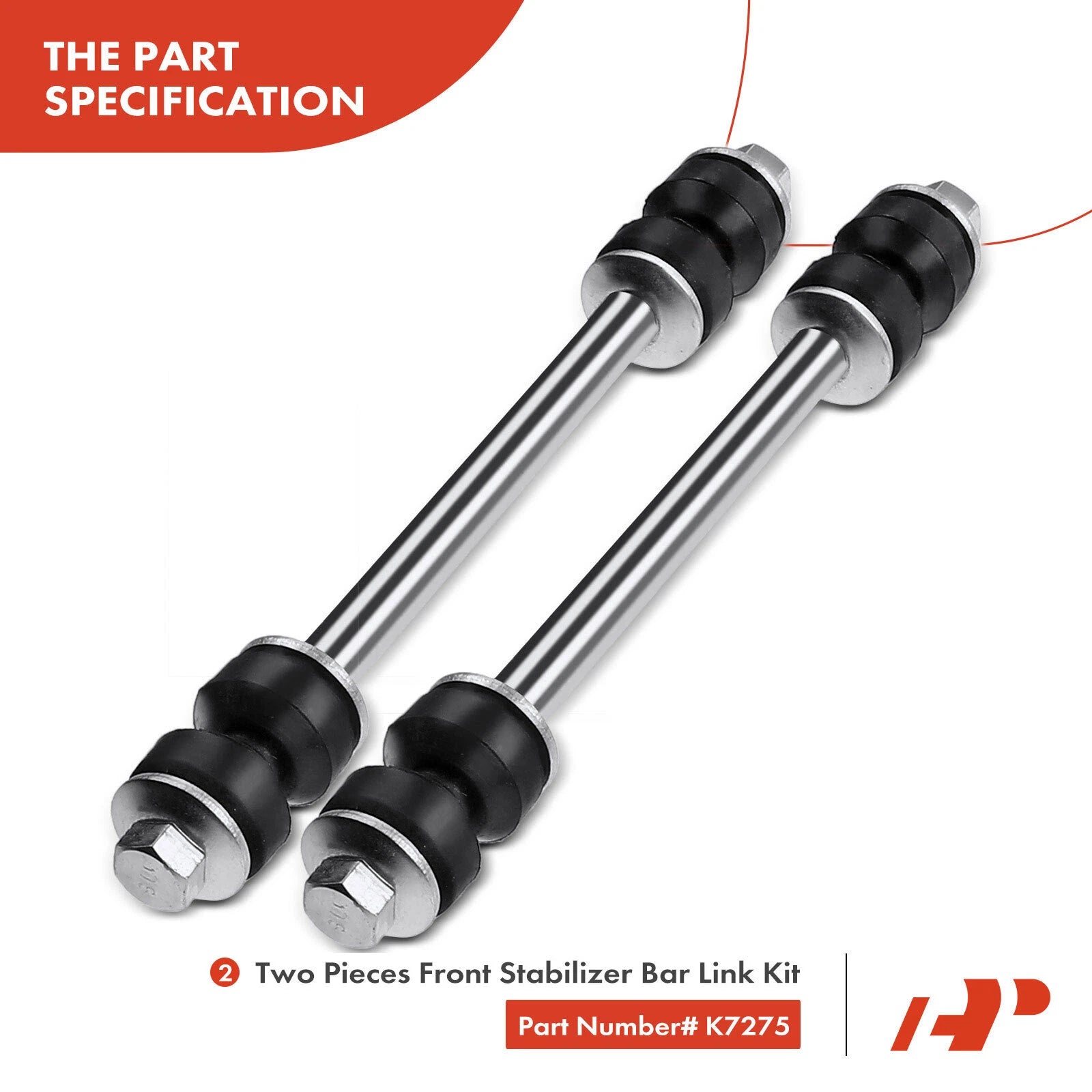 Set of 8 Front Sway Bar Links & Tie Rod Ends for Ford Ranger (1998–2004)