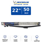 Set of 2 Michelin Optimum+ Beam Wiper Blades 22" All-Weather