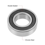 Set of 5 6003-2RS Deep Groove Ball Bearings for Various Models (17x35x10mm)