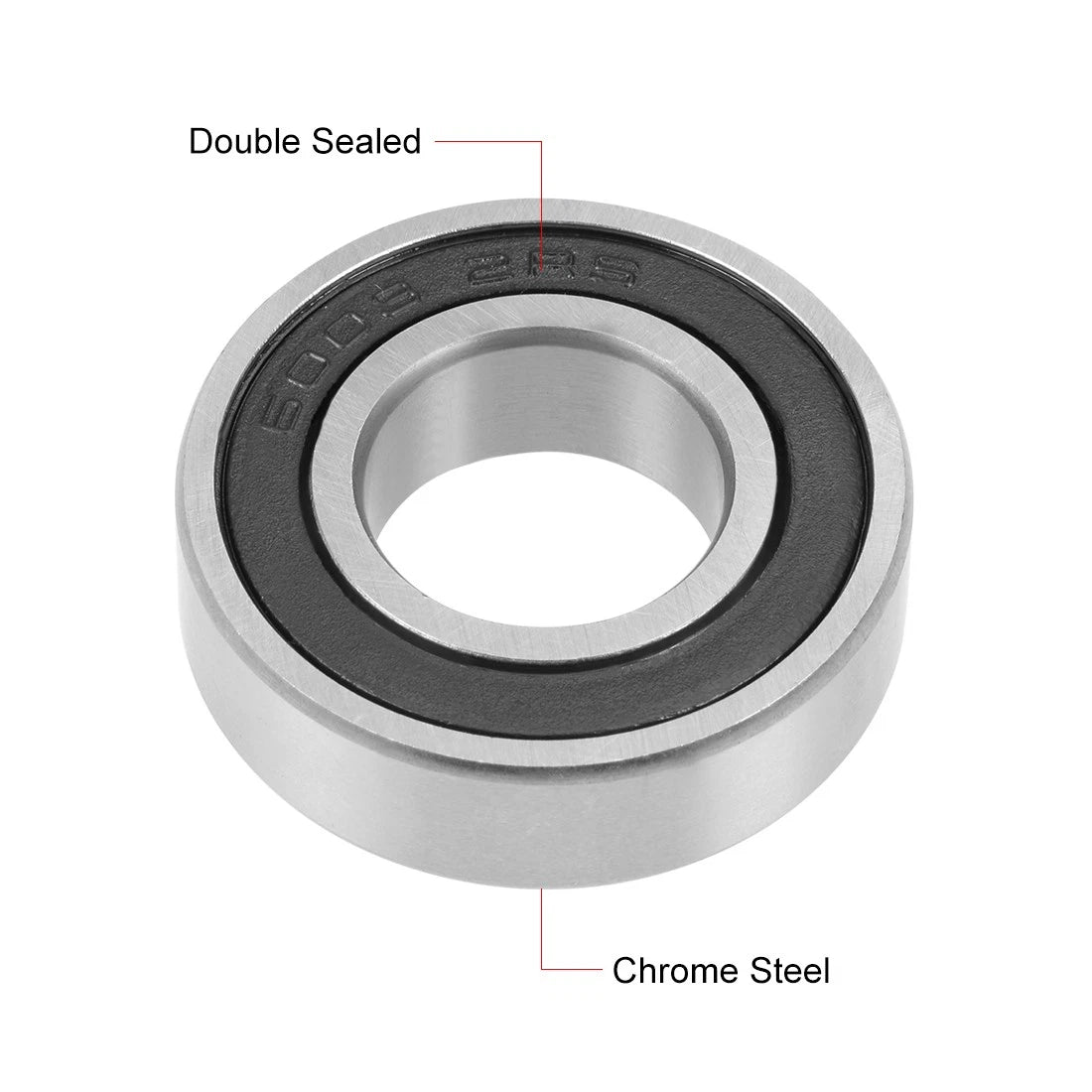 Set of 5 6003-2RS Deep Groove Ball Bearings for Various Models (17x35x10mm)