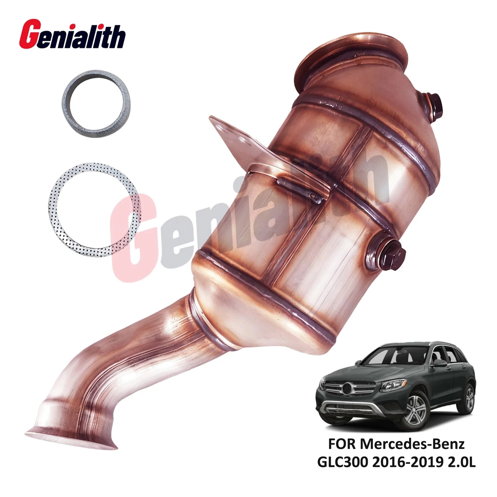 Front Catalytic Converter for Mercedes-Benz GLC300 (2016–2019)