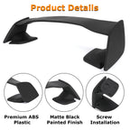 Matte Black Rear Trunk Spoiler Wing for Subaru WRX/WRX STI (2015–2021)