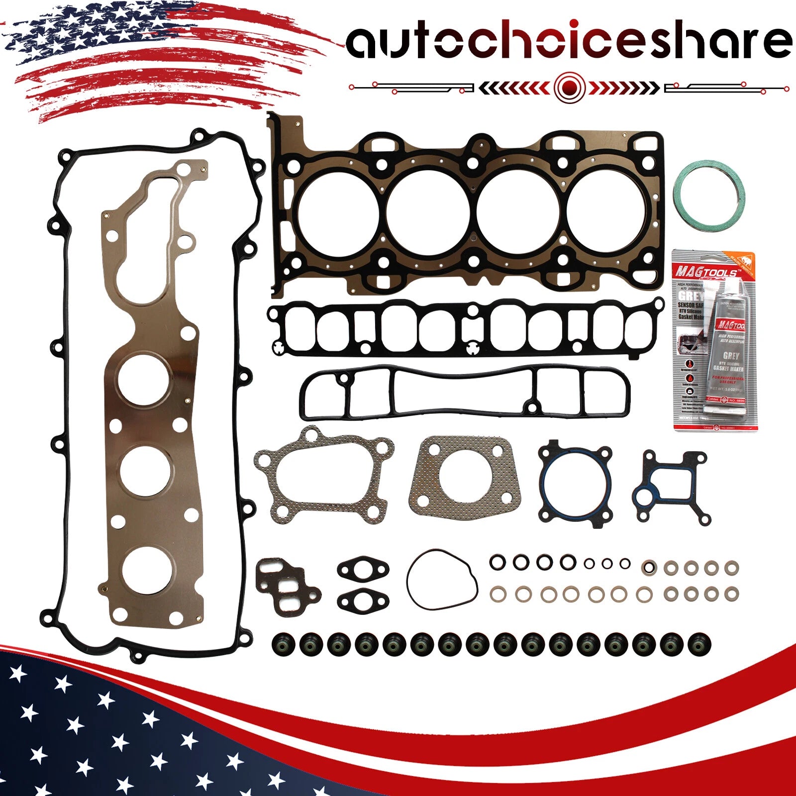Head Gasket & Seals Set for Mazda 3 6 CX-7 2.3L (2006–2013)