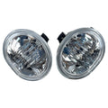 Pair Clear Front Bumper Fog Light Lamps for Toyota Matrix (2003–2008)